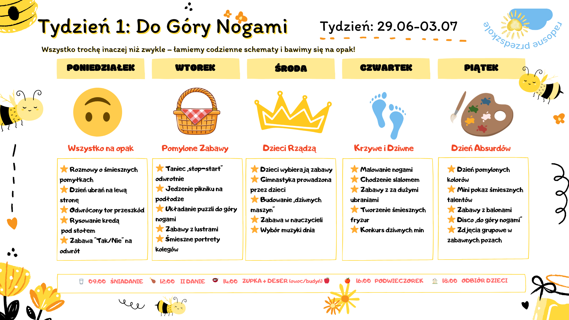 Program Tygodnia 1 – 29.06–03.07