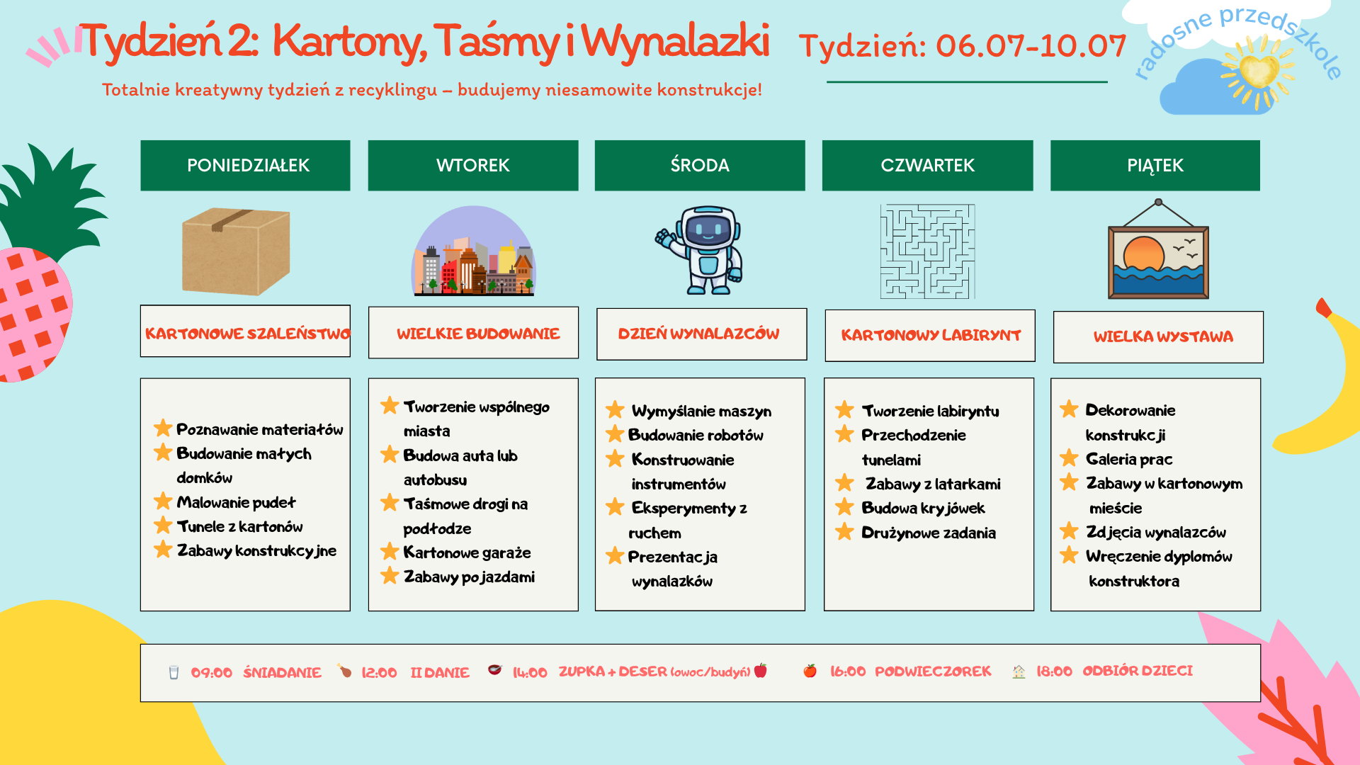 Program Tygodnia 2 – 06.07–10.07