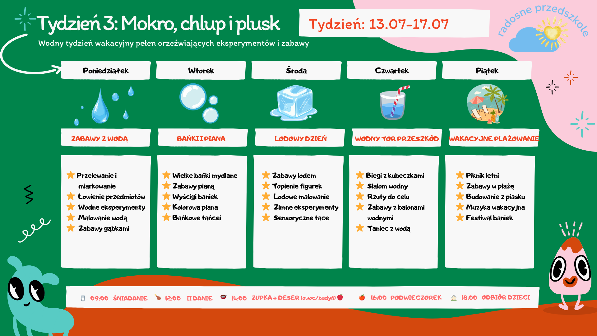Program Tygodnia 3 – 13.07–17.07