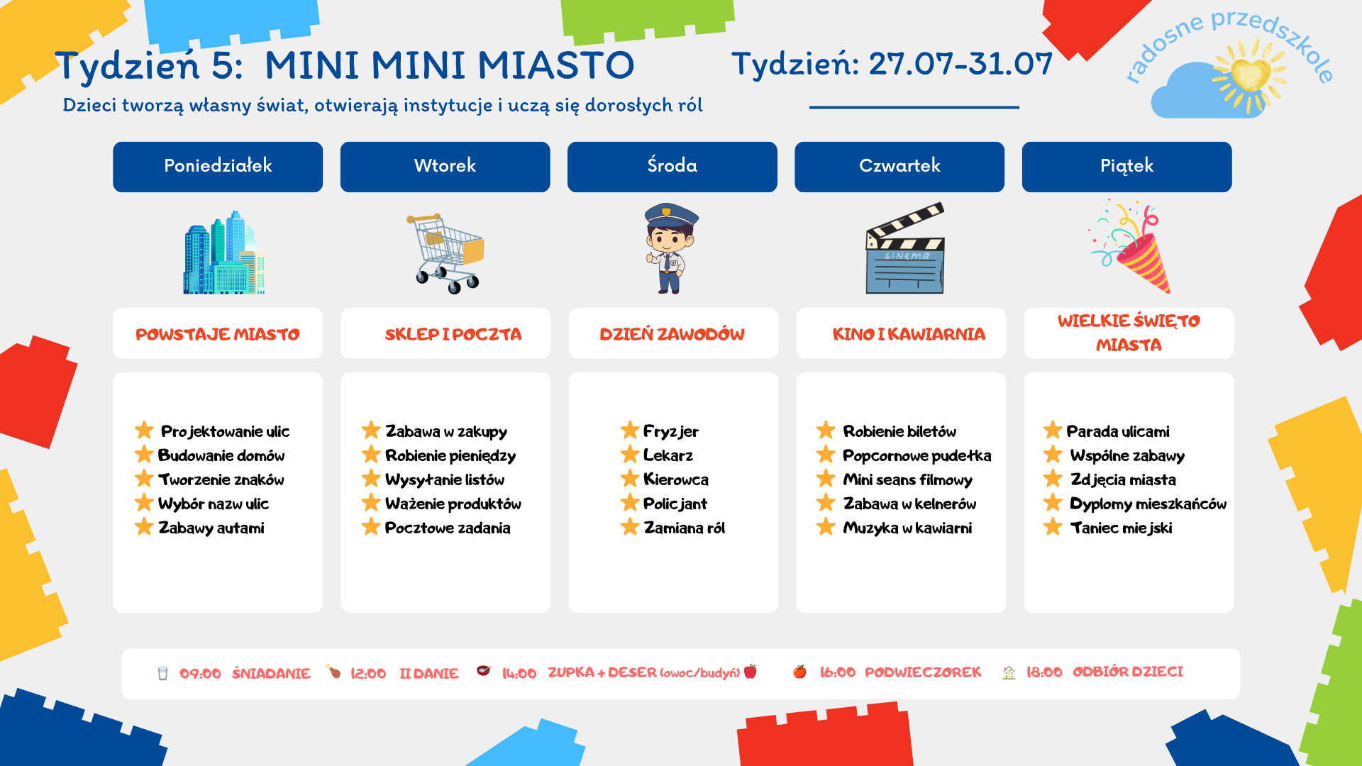 Program Tygodnia 5 – 27.07–31.07
