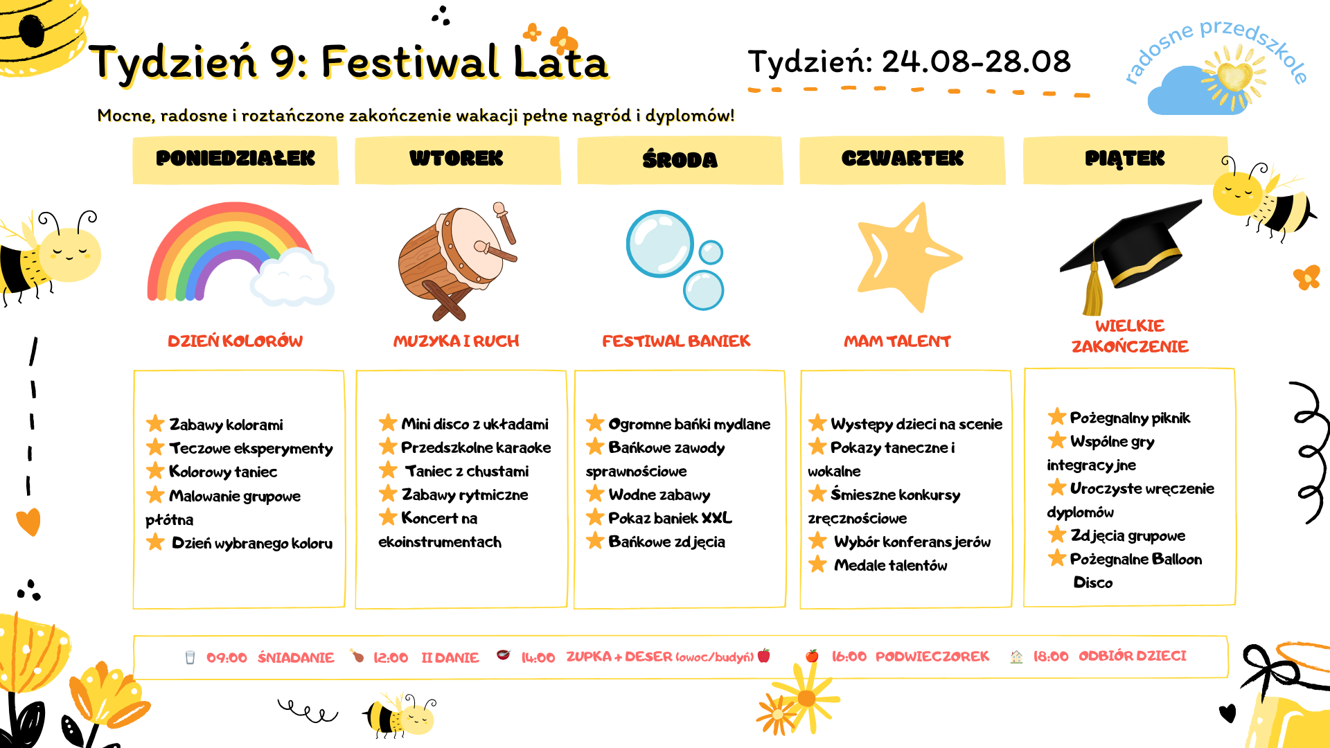 Program Tygodnia 9 – 24.08–28.08